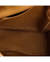 Pre-Owned Celine Medium Folco Bag Triomphe Coated Canvas