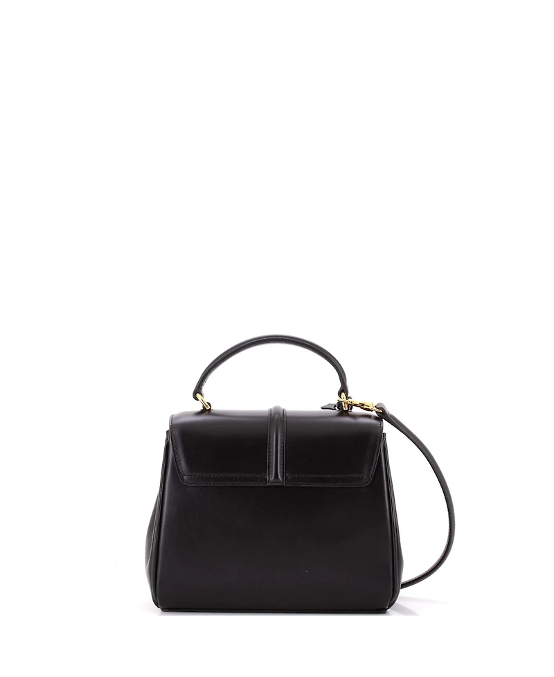 Pre-Owned Celine Mini 16 Top Handle Bag Smooth Calfskin