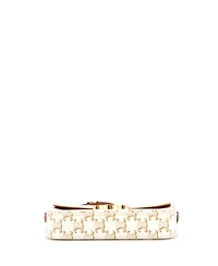 Pre-Owned Celine Triomphe East-West Shoulder Bag Triomphe Coated Canvas