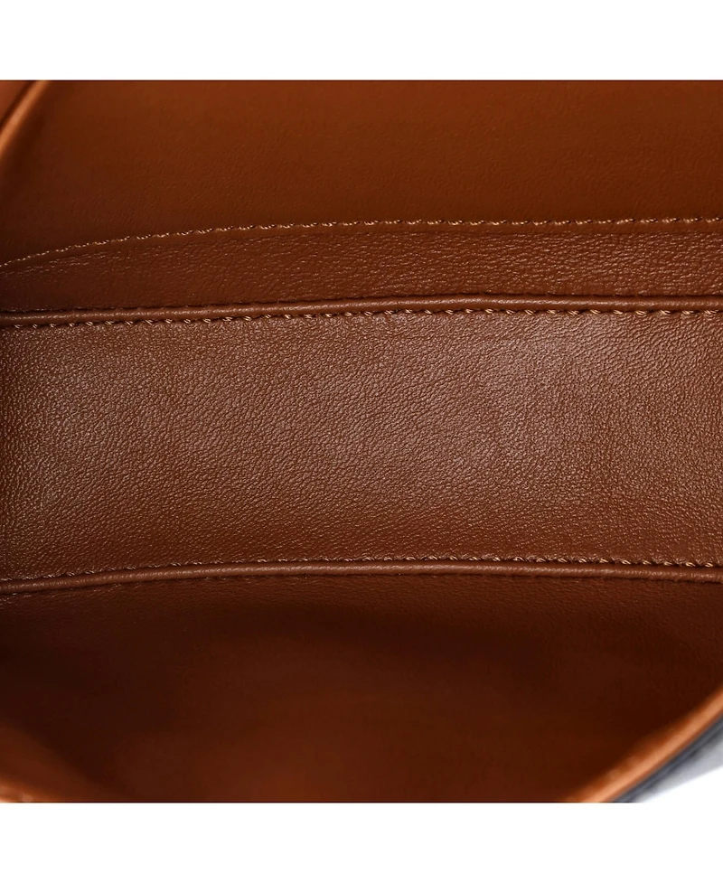 Pre-Owned Celine Nano Triomphe Shoulder Bag Triomphe Coated Canvas