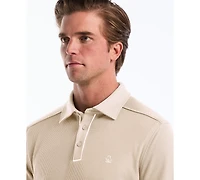 Original Penguin Men's Slim-Fit Waffle Knit Polo Sweater