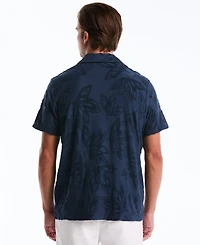 Original Penguin Men's Floral Button Front Short-Sleeve Shirt