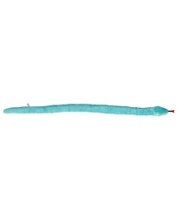 Aurora X-Large Aqua Snake Playful Plush Toy Blue 53"