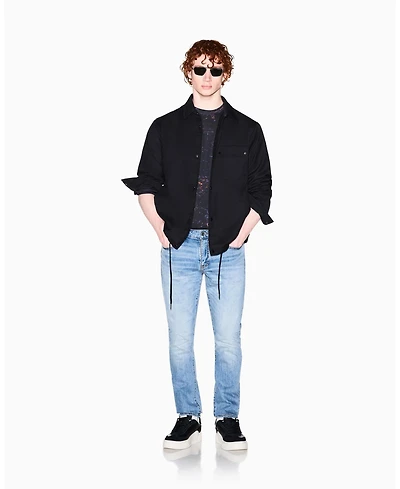 A|X Armani Exchange Men's Short Sleeve Floral Print T-Shirt