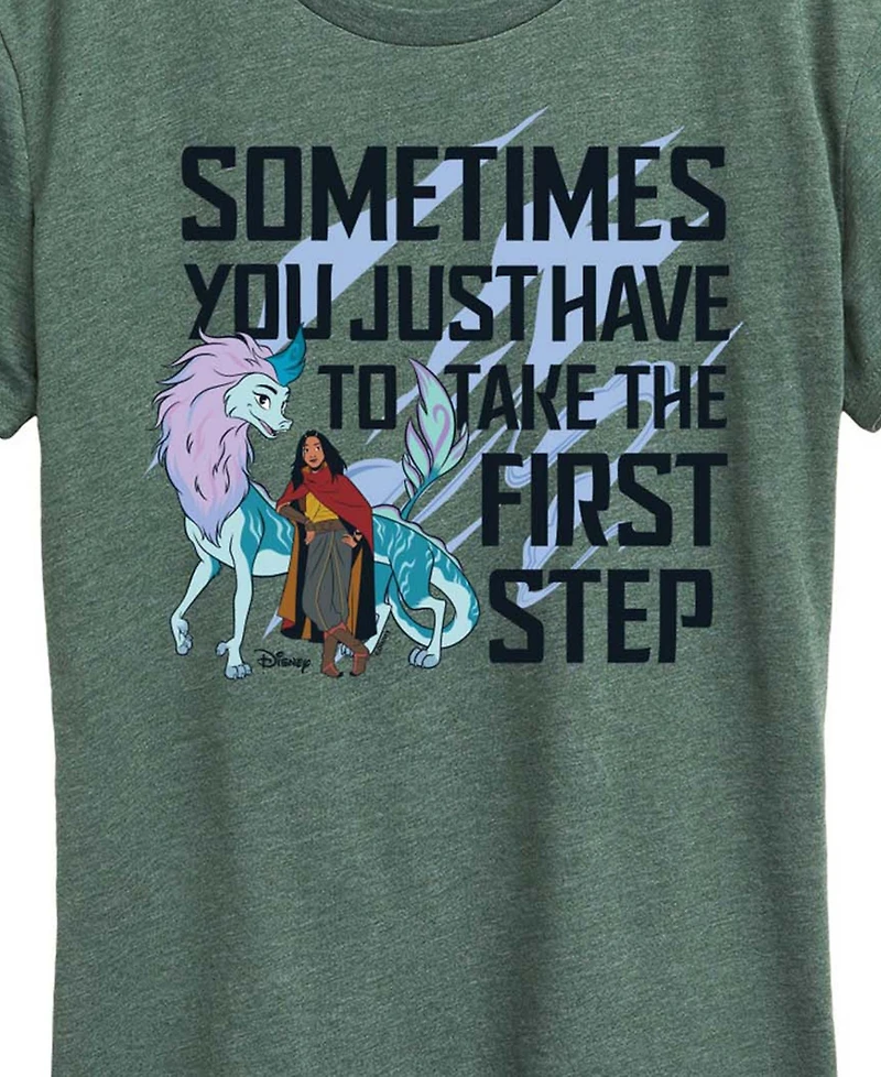 Hybrid Apparel Plus Raya and The Last Dragon Take First Step Graphic T-Shirt