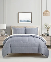 Macy's Benjamin Plaid Reversible 3-Pc. Comforter Sets