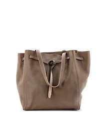 Pre-Owned Celine Medium Phantom Tie Cabas Tote Leather