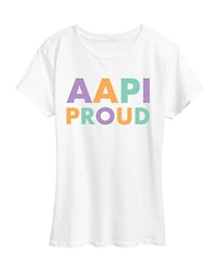 Hybrid Apparel Plus Instant Message Aapi Proud Graphic T-Shirt