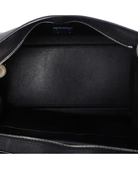 Pre-Owned Celine Small Trapeze Bag Leather with Patent