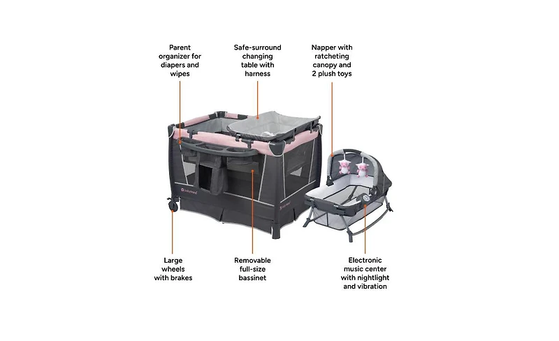 Baby Trend Simply Smart Nursery Center Playard