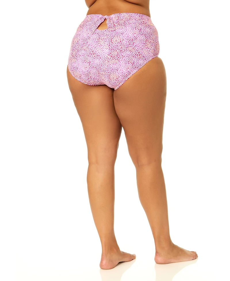 Raisins Curve Plus Island High-Waist Printed Swim Bottoms
