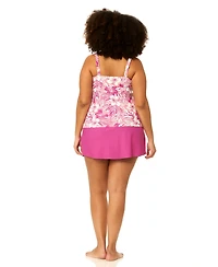 Raisins Curve Plus Tanzania Adjustable-Strap Swim Tankini Top