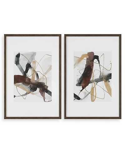 Uttermost Interjection Abstract Prints, Set of 2