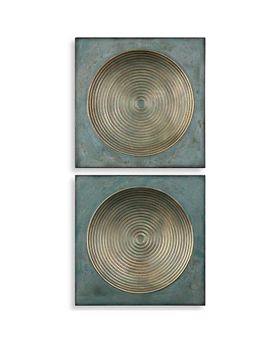 Uttermost Sybil Antique Squares, Set of 2