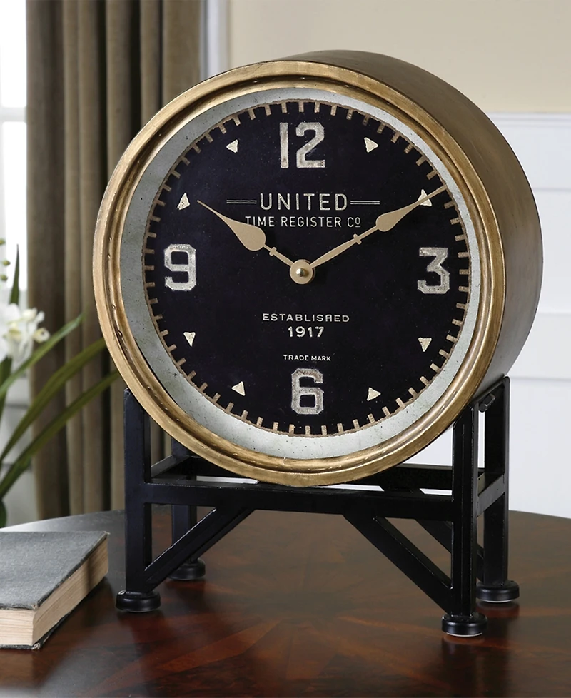 Uttermost Shyam 16" Table Clock