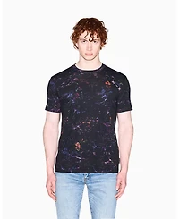 A|X Armani Exchange Men's Short Sleeve Floral Print T-Shirt