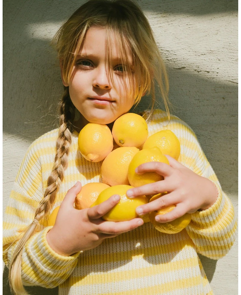 Deux par Deux Little Girls Striped Sweater