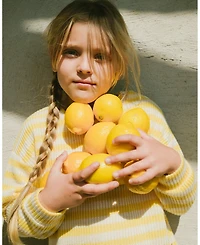 Deux par Deux Little Girls Striped Sweater