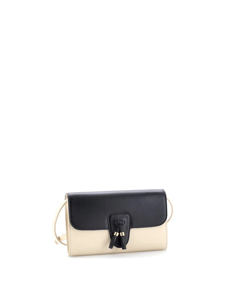 Pre-Owned Celine Tassels Wallet on Strap Leather