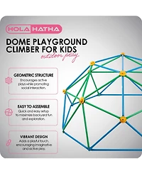 HolaHatha Dome Playground Climber for Kids Outdoor Play, 440 Pound Capacity