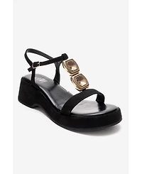 Prologue Shoes Matt Platform Sandal
