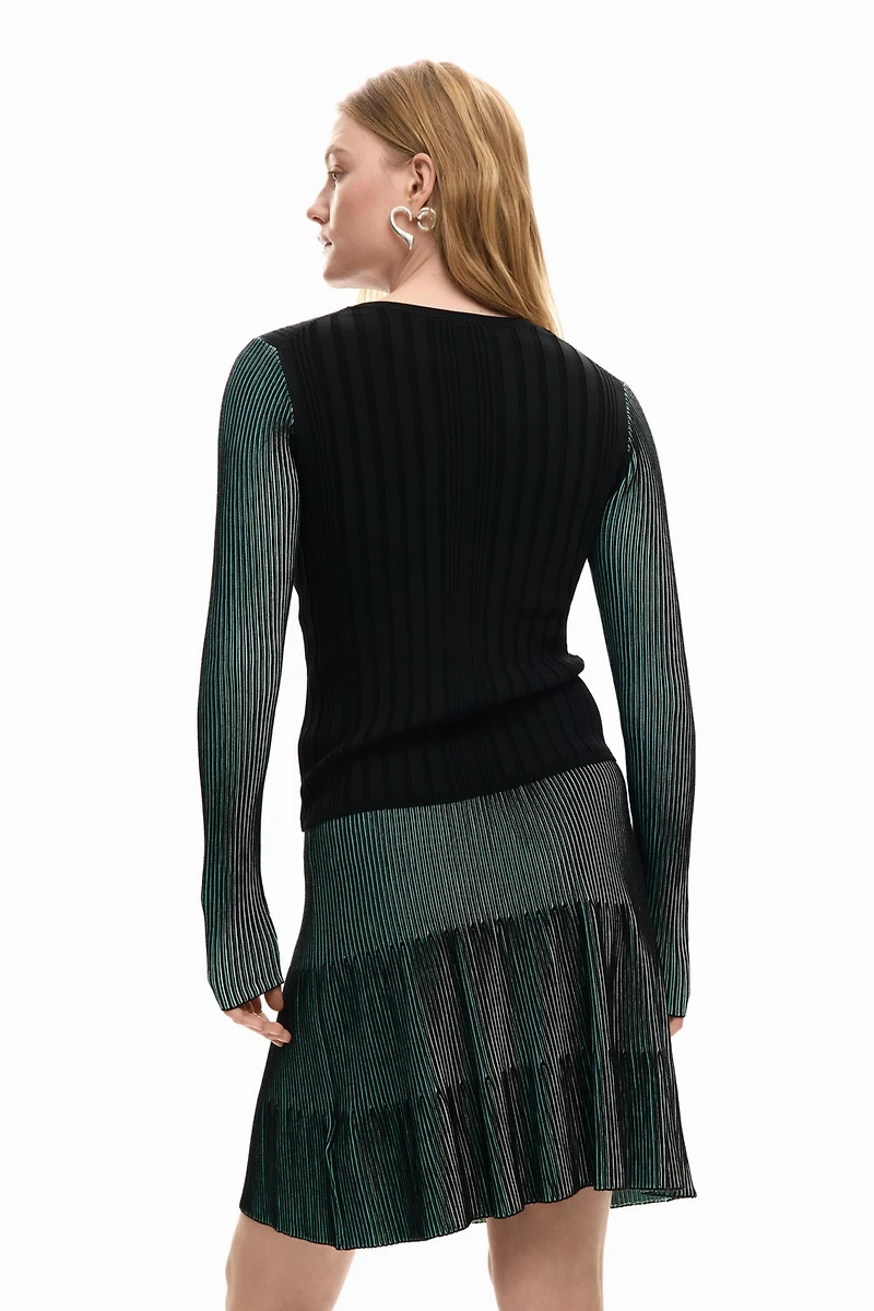 Desigual Women's Fine Pleated Sweater