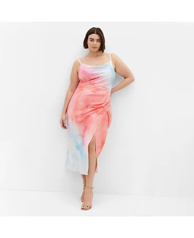 City Chic Women's Mali Print Dress