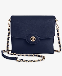 Giani Bernini Pebble East West Small Flap Crossbody, Exclusively at Macy's