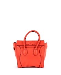 Pre-Owned Celine Micro Luggage Bag Grainy Leather