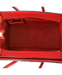 Pre-Owned Celine Micro Luggage Bag Grainy Leather