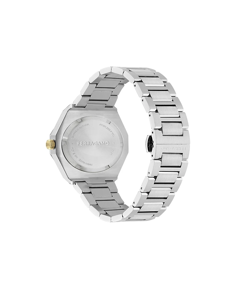 Ferragamo Men's Silver Stainless Steel Bracelet Watch