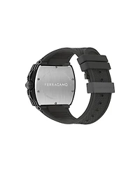 Ferragamo Men's Black Stainless Steel Bracelet Watch, 42mm
