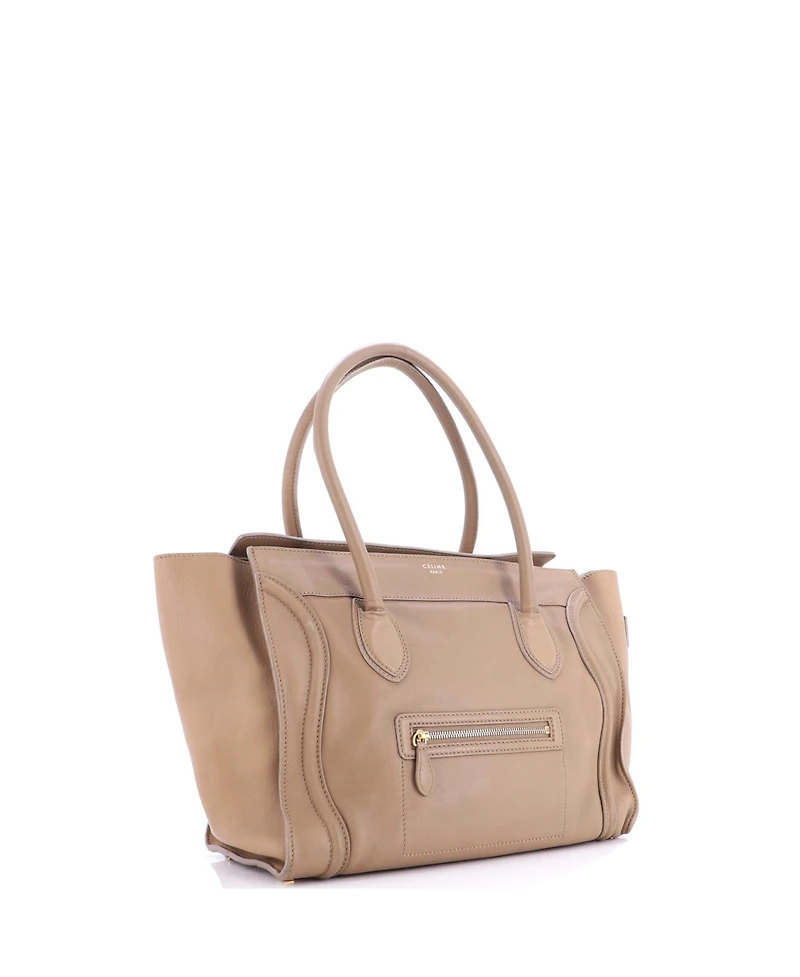 Pre-Owned Celine Shoulder Luggage Bag Leather