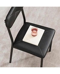 gaomon 3-Piece Dining Table Set with 2 Upholstered Chairs