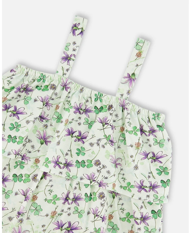 Deux par Deux Little Girls Jersey Romper