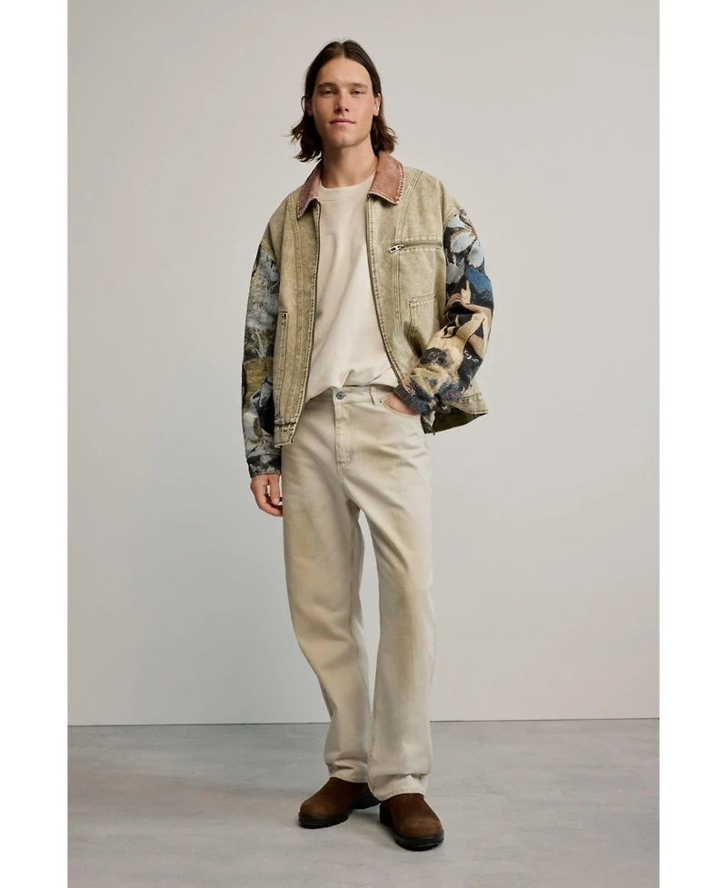 Desigual Men's Plain long trousers