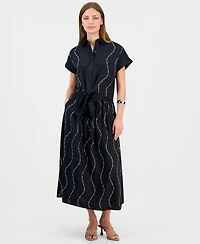 I.n.c. International Concepts Petite Relaxed Fit Pull-On Midi Skirt, Macy's Exclusive