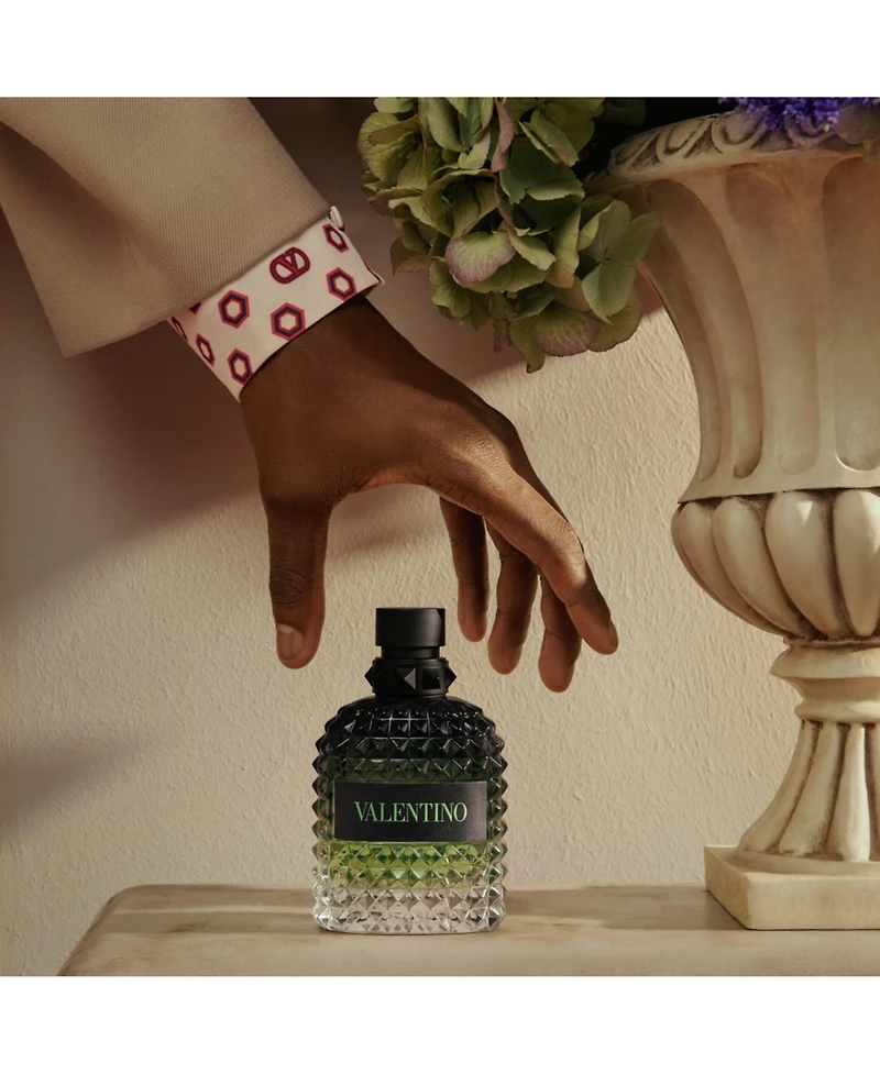 Valentino Men's Uomo Born In Roma Green Stravaganza Eau de Toilette Spray, 3.4 oz.