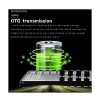 Artudatech Pro Sound Card Kit – Dual Mic Input, Otg & 30+ Sound Effects for Podcast & Live