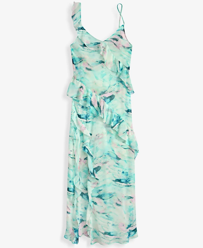 I.n.c International Concepts Women's Flutter Chiffon Nightgown, Macy's Exclusive