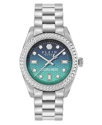 Philipp Plein Women's Queen Silver Stainless Steel Bracelet Watch, 36mm