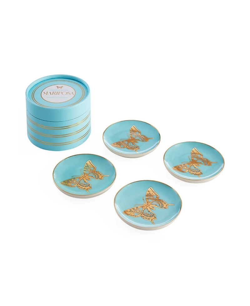 Jonathan Adler Mariposa 4-Pc. Coaster Set