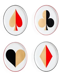 Jonathan Adler Dealer's Choice 4-Pc. Canape Plates, Service For 4
