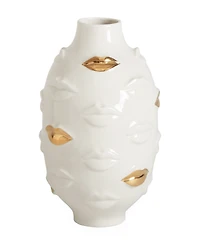 Jonathan Adler Gala Gilded 35 oz. Round Vase