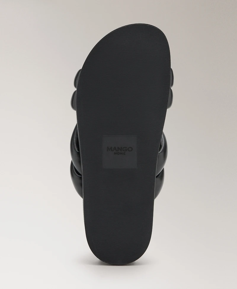 Mango Women's Padded Crisscross Sandals