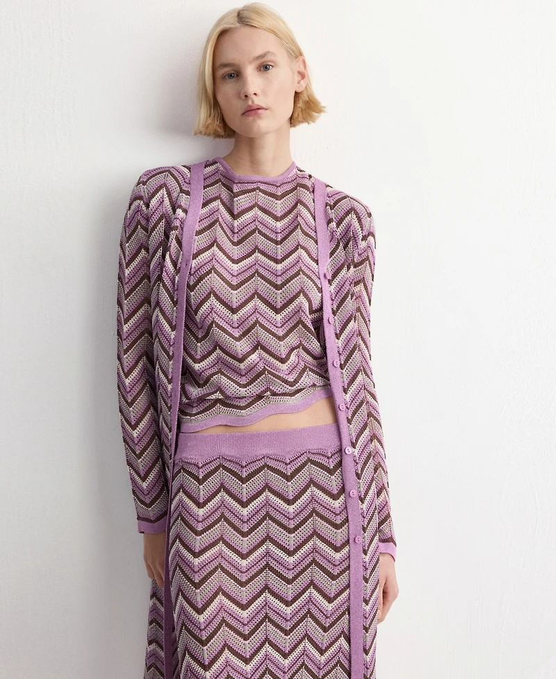 Mango Women's Knit Long Cardigan