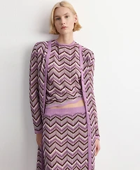 Mango Women's Knit Long Cardigan