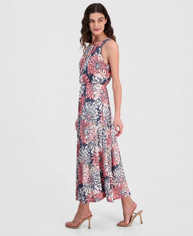 Robbie Bee Women's Halter Maxi Dress