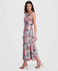 Robbie Bee Women's Halter Maxi Dress