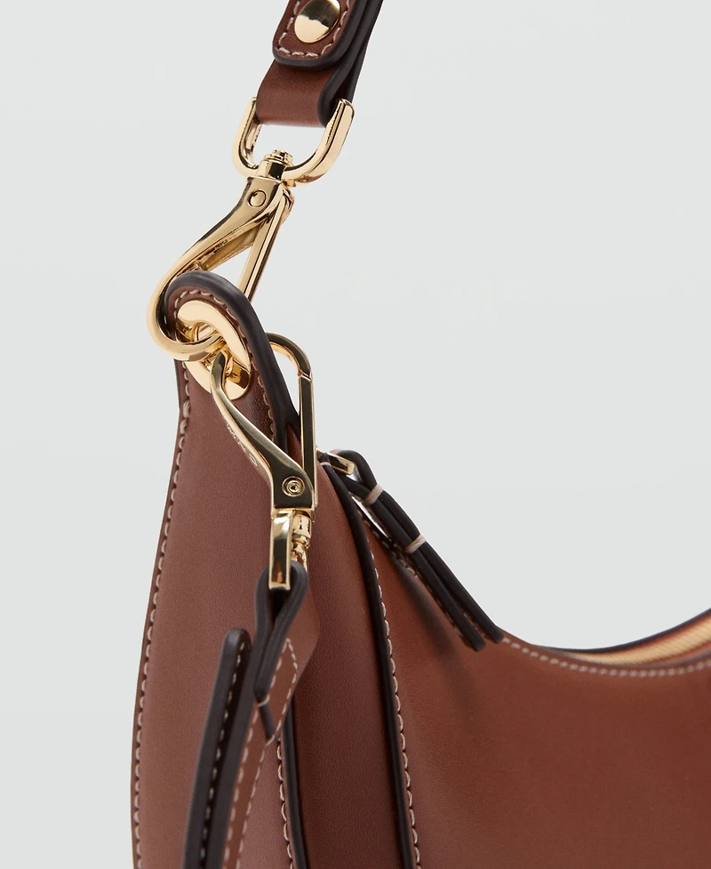 Mango Women's Oval Shoulder Bag